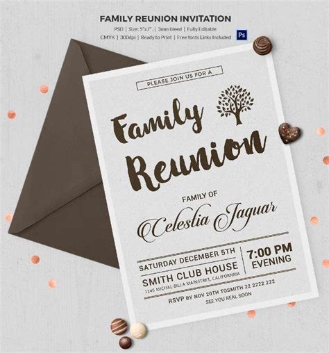 Now you can build the list of priorities and for later. 32+ Family Reunion Invitation Templates - Free PSD, Vector EPS, PNG Format Download | Free ...