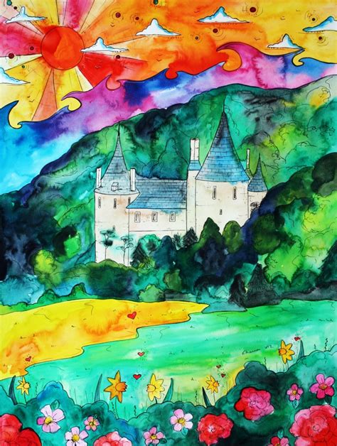 Paintings Of Castell Coch Part 3
