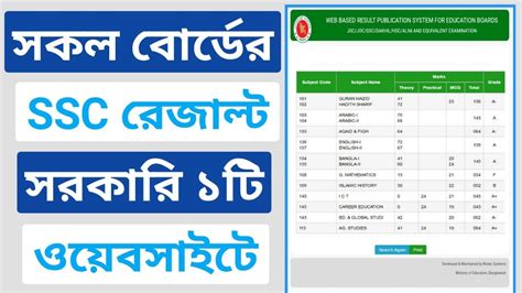 How To Check All Ssc Result Education Board Of Bangladesh সকল বোর্ডের