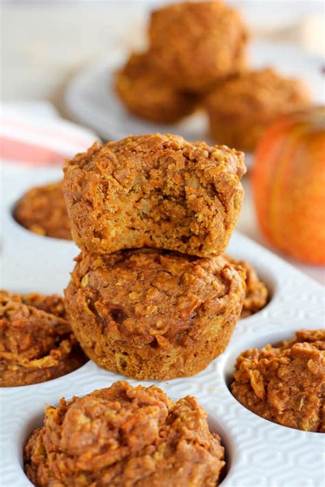 Healthy Pumpkin Muffins Celebrating Sweets
