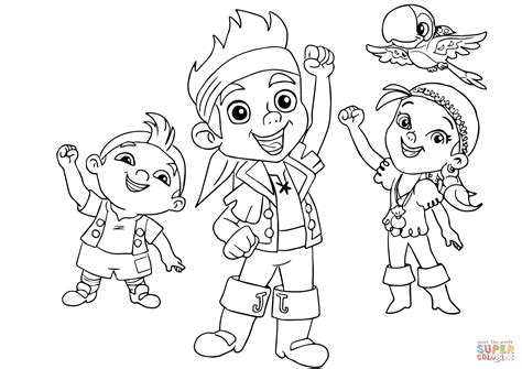 Jake And The Neverland Pirates Coloring Pages Coloring Pages
