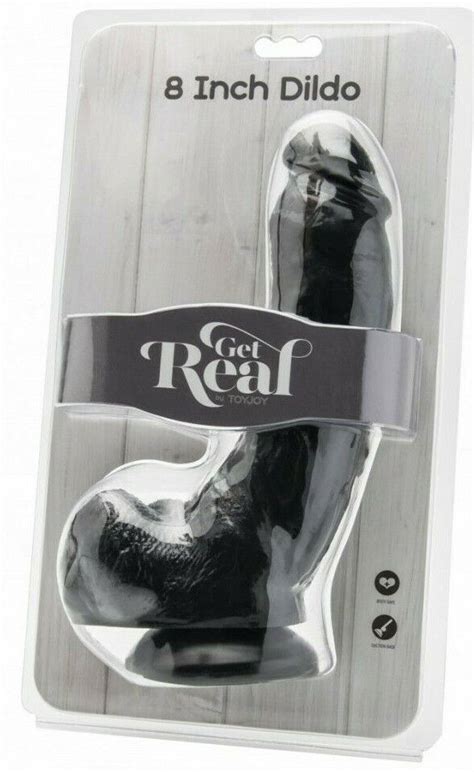 Fallo Realistico Vaginale Nero Anale Con Ventosa Maxi Big Dildo Black Sex Toys EBay