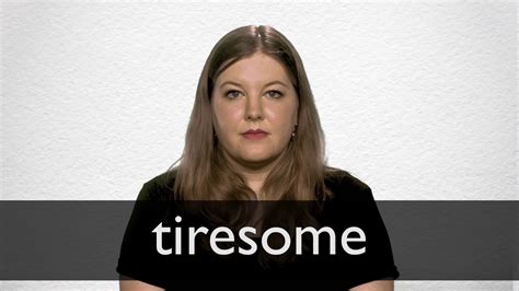 How To Pronounce TIRESOME In British English YouTube