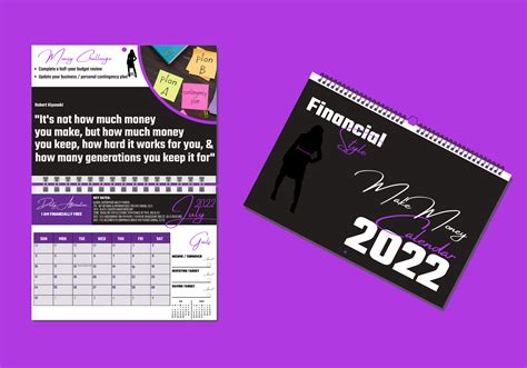 Make Money 2022 Wall Calendar Financial Style Show
