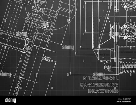Blueprint Vector Engineering Illustration Computer Aided Design