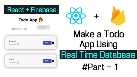 The new react app is ready, we can run it locally as follows: Build a TO-DO App Using React with Firebase | Firebase ...
