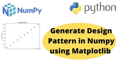 Generate Design Pattern In Numpy Using Matplotlib Numpy With