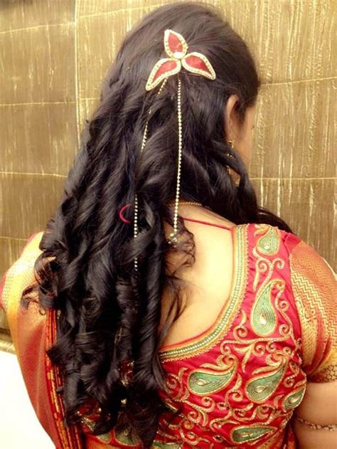 Perfect hairstyle for indian wedding function, party, reception. Top 20 Indian Bridal Hair Styles perfect for your wedding.