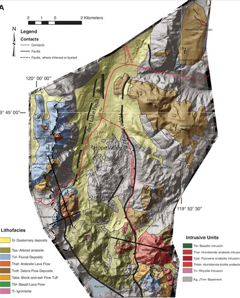 On This And Following Page Preliminary Geologic Map A And Cross