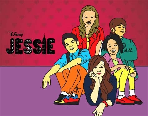 Desenho De Jessie Disney Channel Pintado E Colorido Por Cello O Dia