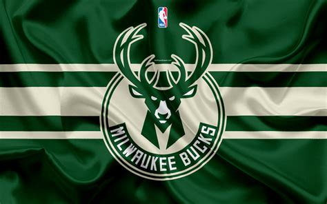Descargar Fondos De Pantalla Bucks De Milwaukee Club De Baloncesto La Nba Emblema Logotipo