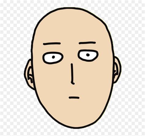 Saitama Face Png One Punch Man Face Png Transparent Png Vhv