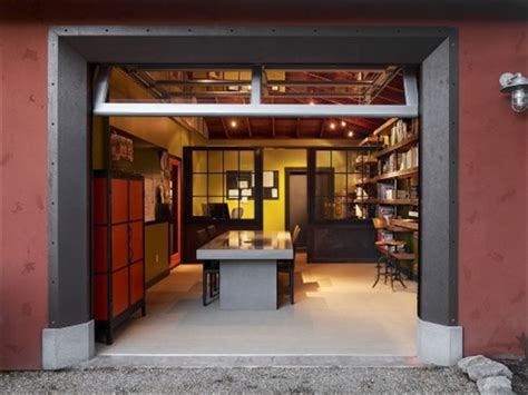 This garage converted studio is a great example of how to live simply in a regular place. 10 Amazing Garage Makeovers | Creative Ideas for Garages