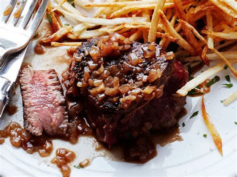 Line a rimmed baking sheet with aluminum foil and fit a wire rack. Filet of Beef au Poivre | Recipe | Beef filet, Food ...