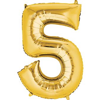 Pin by Rosa Mojica on 65 anos de Mama | Gold number balloons, Foil number balloons, 5 balloons