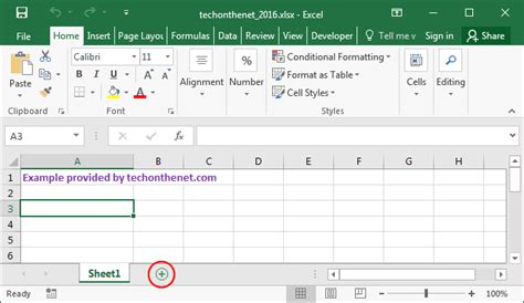 This shortcut inserts a new worksheet (tab) into the active workbook. MS Excel 2016: Insert a sheet
