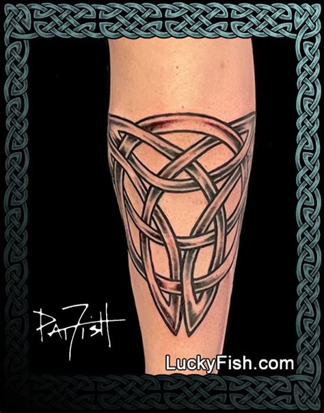 Trinity Knot Celtic Tattoo Design — Luckyfish Inc And Tattoo Santa
