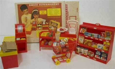 Amsco Supermarket Playset 1965 Vintage Toys Old Toys Retro Toys