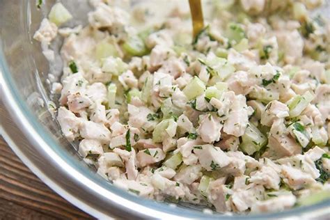 Super delicious chicken which is baked to perfection. Easy Chicken Salad - Courtney's Sweets
