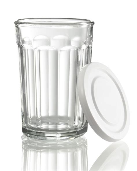 Buy Luminarc Arc International Working Glass Storage Jar Cooler With White Lid Set Of 4 21 Oz