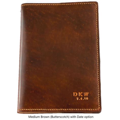 Leather Executive Diary A4 Book Cover Initials Sparrowhawk Leather Nz