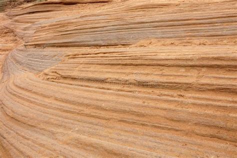 Scenic Stratified Orange Rock In Stone Desert Isr Stock Image Image