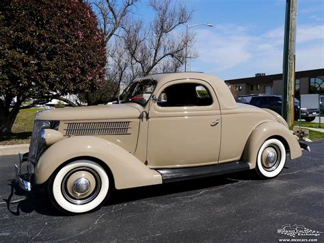 1936 Ford Deluxe Coupe Three Window Classic Old Vintage