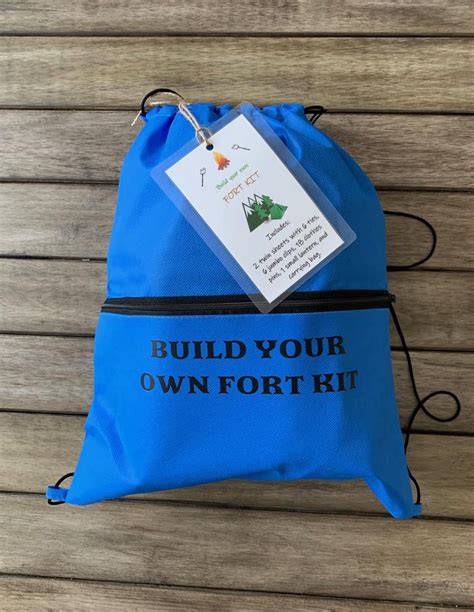 Build Your Own Fort Kit Blue Etsy Fort Kit Unique Ts For Kids