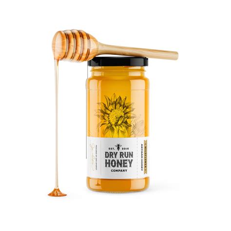 Dry Run Is Serving Up Natural Artisanal Honey Dieline Design Branding And Packaging Inspiration
