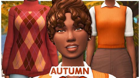 🍁 Autumn Cc Essentials The Sims 4 Maxis Match Custom Content Showcase