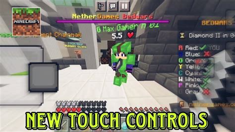 Nethergames Bedwars With New Touch Controls Minecraft Pe 12012
