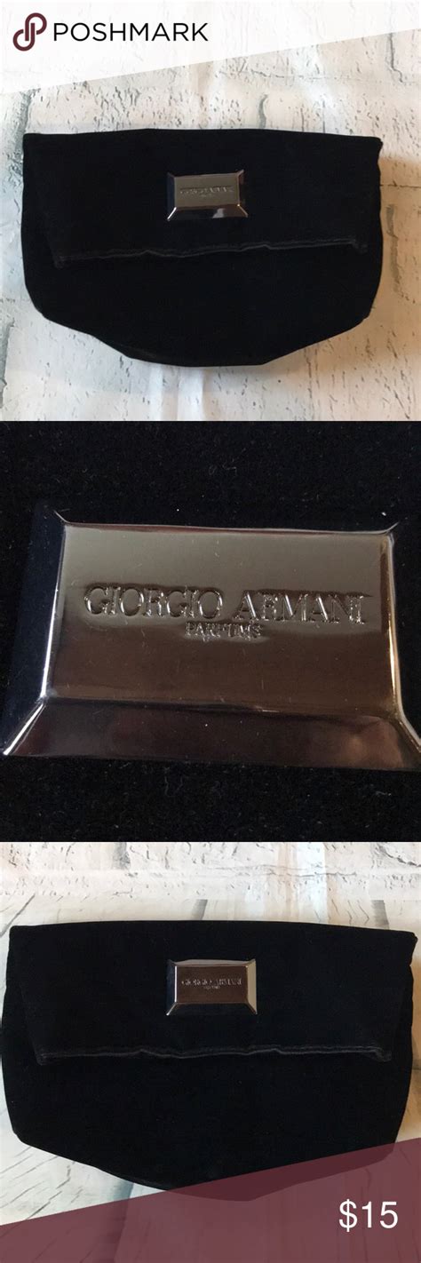 💕525 Giorgio Armani Velvet Makeup Bag