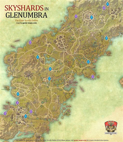 Glenumbra Skyshards Location Map Eso Game Maps Com My Xxx Hot Girl
