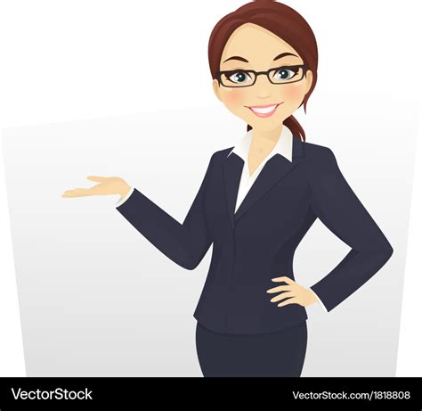 Businesswoman Royalty Free Vector Image VectorStock