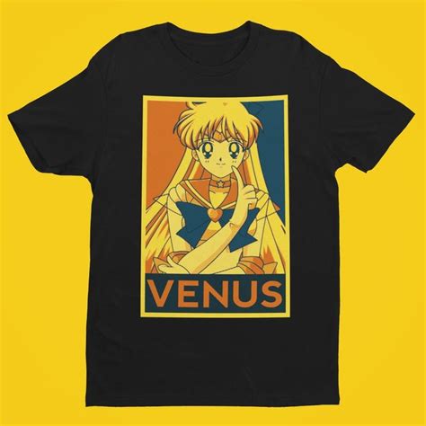 Sailor Venus Vaporwave Shirt Sailor Moon Anime Shirt Anime Etsy