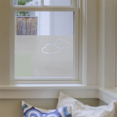 Frosted Window Film Clouds Bathroom Windows Vinyl For Etsy Uk