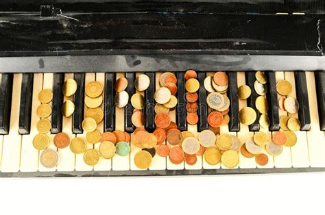 Close Up Of Piano Keys Stock Photo Image Of Close Classical 136473026
