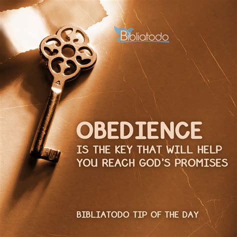 Obedience Is The Key That Will Help You Reach Gods Promises En Con