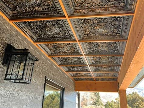 How To Create A Coffered Ceiling Decorative Ceiling Tiles Inc Store