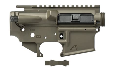 AR15 Threaded Assembled Receiver Set W Trigger Guard OD Green