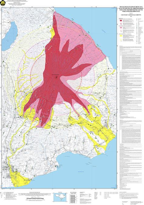 bali volcano map latest maps as 120 000 flee mount agung evacuation zone world news
