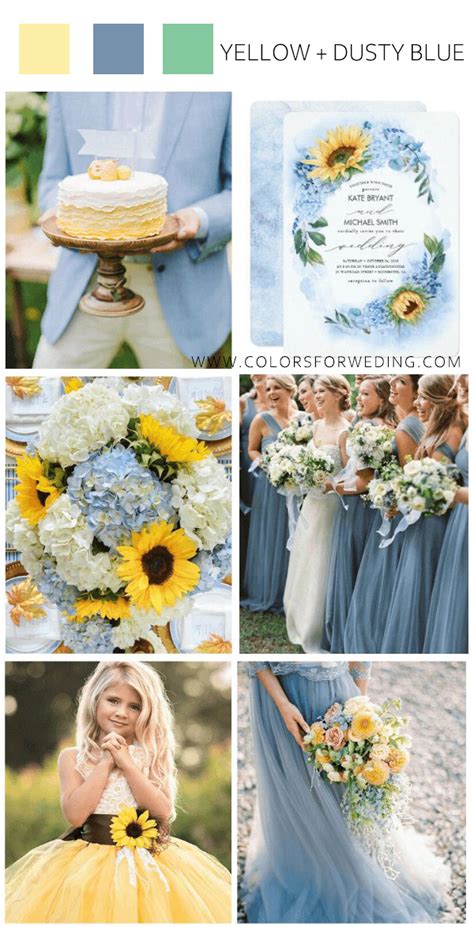 Top 10 Blue And Yellow Wedding Color Ideas 2024 Cfc