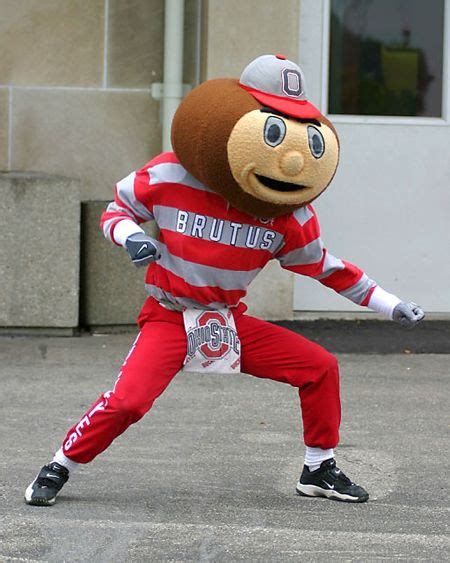 Oisk Custom Male Brutus Buckeye Ohio State University Mascot Costumes