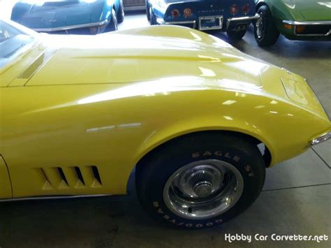 1968 Yellow Corvette Convertible 4spd Frame Off Restored