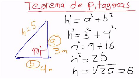 Demostracion Del Teorema De Pitagoras Youtube Teorema De Pitagoras Images