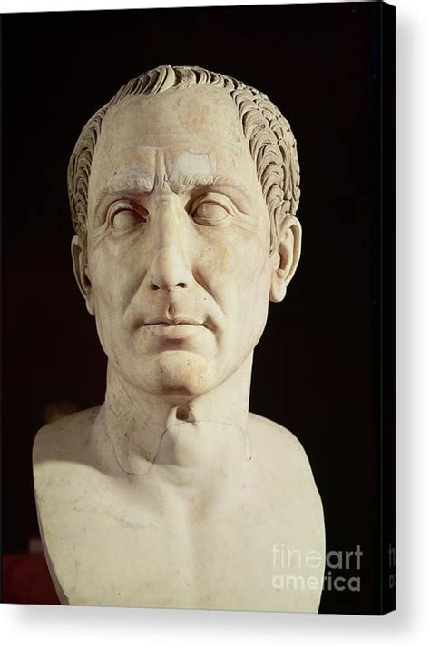 Bust Of Julius Caesar Acrylic Print By Anonymous