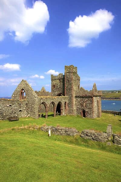 Original Peel Cathedral Peel Castle St Available As Framed Prints