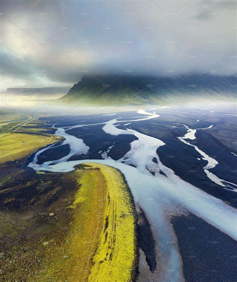 Iceland Aerial Landscape Featuring Aerial Travel And Iceland Aerial