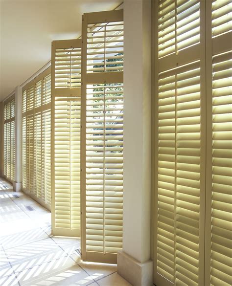 See more ideas about home, indoor window, window shutters. Tracked Shutters Sliding Wooden Track For Interior Patio ...