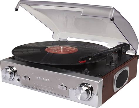 Crosley Cr6005a Ma Tech Turntable With Amfm Radio And Portable Audio